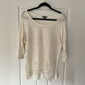 RW&CO Lace Detail Shirt